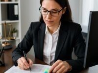 COI Note Pad/Memo Book with Sticky Notes & Clip Holder with Pen for Gifting