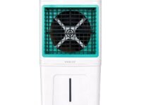 Cadlec ChillMate 50L Desert Air Cooler For Home, High Speed Fan with Powerful Air Throw, Inverter Compatible, Anti-Bacteria Honeycomb Pad with Ice Chamber, 3 Year Warranty | White