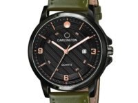 Carlington Analog Watches for Men with Leather Strap - CT 1050