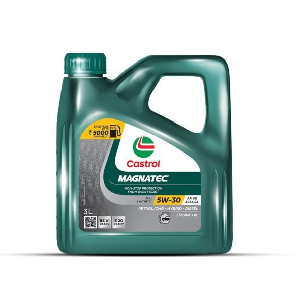 Castrol MAGNATEC STOP-START 5W-30 Full Synthetic Engine Oil for Petrol, Diesel and CNG Cars 3L