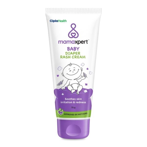Cipla Mamaxpert Baby Diaper Rash Cream, Made by Experts, Approved by Mothers 75gm