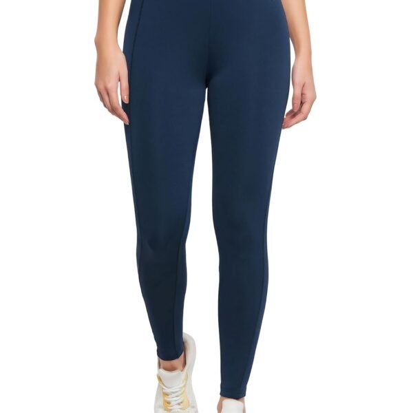 Clovia Women's Ankle Fit High Rise Polyester Activewear Ankle Length Tights