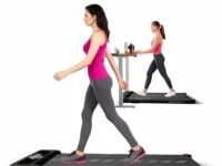 Cockatoo SmartWalk 1A Slimmest Walking Pad for Home, with Speed 1-6Km/Hr, 3HP Peak, 2-Level Incline Underdesk Treadmill (Max Weight:100 kg)