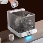 Compact Countertop Dishwasher for Small Kitchens & Apartments - Easy to Use, Quiet Operation, Efficient Cleaning