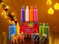 CraftVatika10 Rangoli Colour Powder Tube Kit with 4 Elephant Candle Holder Set for Diwali Ganesh Chaturthi Laxmi Pooja Home Temple Rangoli Candle Floor Decoration