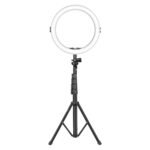 DIGITEK® (DRL-12C) 12 Inch LED Ring Light with Stand 5ft & Smartphone Holder - USB Powered, Color Switch Mode, Adjustable Brightness & Temperature Controls - Photo, Video Shoots & Live Streaming