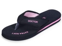 DOCTOR EXTRA SOFT Doctor Slippers for Women Orthopedic Diabetic Pregnancy Non Slip Lightweight Comfortable Flat Casual Stylish DR Chappals and House Flip flops For Ladies & Girl’s D-22