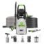 DYLECT Ultra Force Pro High Pressure Car Washer Pump(with Pressure Adjustment), 2200 Watts Motor, 220 Bars Pressure, 7.5L/Min Flow Rate, 8m Outlet Hose, Upright Design with Wheels with 11 Accessories