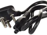 Dell JDCXX,K257C 1 Port 240V 3 Pin Power Chord for Laptops - Black
