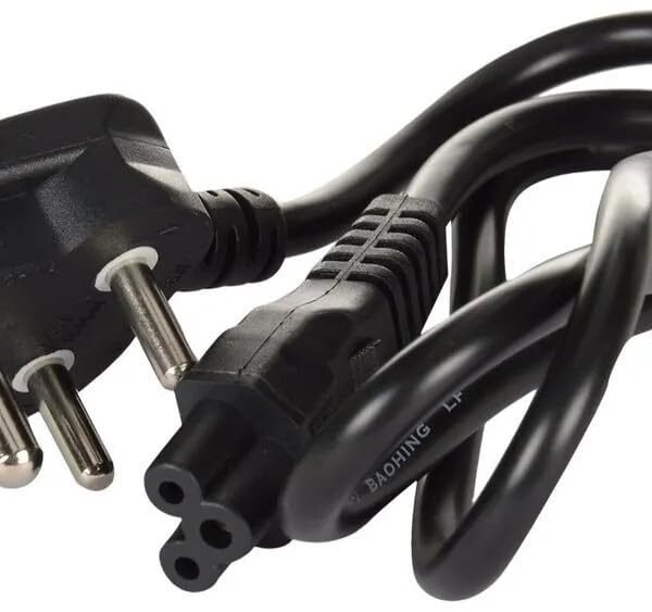 Dell JDCXX,K257C 1 Port 240V 3 Pin Power Chord for Laptops - Black