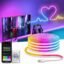 Desidiya® RGB Neon LED 5Mtr Strip Light with App & Remote Control | Music Sync | USB Powered | Waterproof & Flexible Led Rope Light Room, Gaming, Party, Diwali & Home Decoration Ceiling Strip Lights