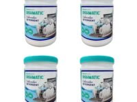 Dishmatic Dishwasher Detergent Combo (4 kg), Automatic Dishwashing Powder for Spotless, Sparkling Clean Dishes & Glassware, Tough on Stains & Residue, Eco-Friendly (Pack of 4)