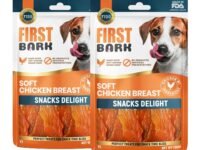 Dog Treats for Adult Dog & Puppy – Snack Delights Chicken Jerky for Dogs, Small Dogs & Shih Tzu | Dog Snacks & Puppy Treats – Soft Chicken Breast (70g) x2