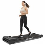 Durafit91 Compact Lite 2.5HP Peak BLDC Motor Walkpad Treadmill with Remote Control | 120 kg User Capacity Walking Pad| 6 km/h Max Speed | LED Display with Under-Desk Design | Home Use