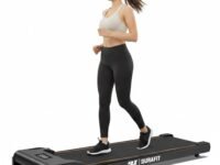 Durafit91 Compact Lite 2.5HP Peak BLDC Motor Walkpad Treadmill with Remote Control | 120 kg User Capacity Walking Pad| 6 km/h Max Speed | LED Display with Under-Desk Design | Home Use