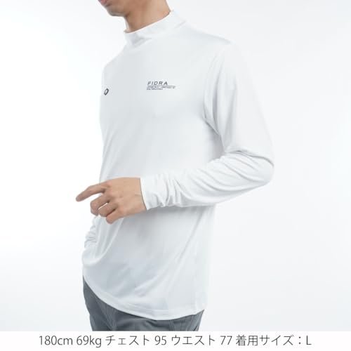 FIDORA Golf FD Bear Smooth High Neck Men's, white, XL