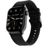 Fire-Boltt Rise Force Smart Watch 1.85” Display, Nylon–Fluoroelastomer Hybrid Strap, Rotating Crown, Bluetooth Calling, Dual Button Control, Metal Body Smartwatch for Men and Women Midnight Black