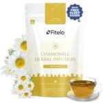 Fitelo Chamomile Deep Sleep Tea | 50 gm | Stress Relief & Relaxation | Premium Chamomile, Hibiscus & Lavender Blend | Caffeine-Free Herbal Tea