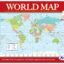 Frank World Map Puzzle (108 Pieces) - Early Learner Giant Jigsaw Puzzle Set with List of Countries, Capitals & Currencies for Kids 6 Years and Above - Educational Toys and Games - 10165