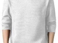 GRECIILOOKS Full Sleeve T Shirt for Men | Casual T-Shirts for Man|Poly Cotton Textured Oversized Fit T-Shirt | Round Neck T-Shirt's