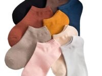 Girls Ankle Length Cotton Socks With Colourful Cute Colours Also for Women Low Cut Ankle socks Combo (Cotton blend) Pack of 5 (Colors May Vary)