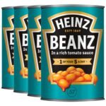 HEINZ Beanz in Tomato Sauce, Baked Beans, 415 g, 4 Count