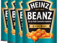 HEINZ Beanz in Tomato Sauce, Baked Beans, 415 g, 4 Count