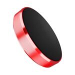 HIKER Mini Magnetic Car Dashboard Mount Mobile Phone Holder with Metal Body (Made in India) (Red)