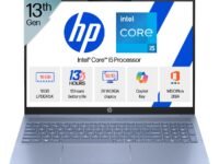 HP OmniBook 5 Metallic(Previously Pavilion) 13th Gen Intel Core i5 1334U (16GB LPDDR5X, 512GB SSD) WUXGA, 2K, IPS, 16''/40.6cm, Win11, M365 Basic(1yr)*Office24, Blue,1.79kg, ba1123TU,FHD camera Laptop