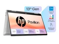 HP Pavilion x360, 13th Gen Intel Core i5-1355U Laptop (16GB DDR4, 512GB SSD),Touchscreen,IPS, 14''(35.6cm) FHD,Win 11, M365 Basic(1yr), Office Home 24, Silver,1.5kg, Iris Xe, 5MP Camera, ek1148TU