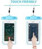 HUMBLE Universal Waterproof Smartphone Protective Pouch for Pool, Beach for All Smartphones-Random Color Multicolor-Pack of 2