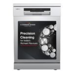 Hafele Aqua Chrome Dishwasher | 13 Place Settings | Free Standing | Premium Stainless Steel Finish | Designed for Indian Utensils | Hygienic, Spacious & High-Performance Cleaning