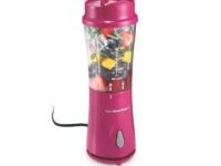 Hamilton Beach Raspberry 1 Jar Personal Single Serve Blender with Travel Lid (Purple)