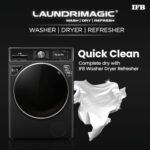 IFB 10 Kg/7 Kg/3 Kg 3-in-1, AI Powered, Fully Automatic Washer Dryer Refresher (IFB Laundrimagic®, EXECUTIVE PLUS ZXB, 9 Swirl Wash, Eco Inverter Technology, Black VCM)