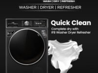 IFB 10 Kg/7 Kg/3 Kg 3-in-1, AI Powered, Fully Automatic Washer Dryer Refresher (IFB Laundrimagic®, EXECUTIVE PLUS ZXB, 9 Swirl Wash, Eco Inverter Technology, Black VCM)