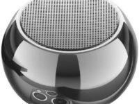 INEFABLE Mini Boost 4 Bluetooth Speaker 4D Mini Electroplating Round Steel Speaker - Multicolor - Pack of 1