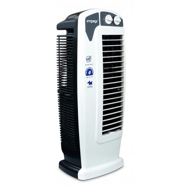 Impex Tower Fan High Speed Tower Fan For Home With 1350 Rmm and 25 Feet Powerful Air Throw, Low Power Consumption 3 Speed 2 Way Swing Mode & High Speed 2250 m3/hr Air Delivery | 1 year Warranty