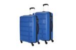 Kamiliant Polypropylene (PP) 4 Wheels By American Touristerharrier Spinner Suitcase 2 Pc Sets Ribbon Blue Hard Luggage Medium & Large Sets (68 Cm+78 Cm)