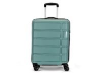 Kamiliant by American Tourister Small Harrier Edge 8W 56 Cms Cabin (PP) Hard Sided 8 Wheels Spinner Luggage/Suitcase/Trolley Bag (Slate Grey) (Double Wheel)