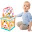 Kidology Baby Wooden Activity Cube Toy | Montessori Toys for Kids Activity Center Bead Maze Shape Sorter Toy | Early Development Educational Kids Toys Girl Boy Gift (Winding Bead)