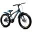 Kidsmate Supernova 20T Semi Fat Tire Cycle for Kids (7–10 Years) | Dual Disc Brake Bicycle with Rigid Fork | 20 x 3.0 Wide Tyres, Strong Steel Frame Bike for Kids - Stelios Blue