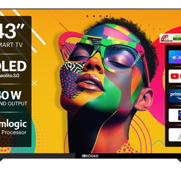 Kodak QLED SE 108 cm (43 inch) QLED Full HD Smart Linux TV 2025 Edition (43QSE5073)