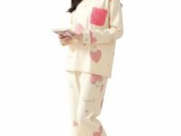 Korean Style Women’s Night Suit|| Cute Printed Pajama Set with Half Sleeve Top & Pants|| Soft Cotton Loungewear