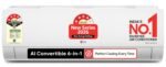 LG 1 Ton 4 Star,New star rated,DUAL Inverter Split AC (Copper, AI Convertible 6-in-1 with VIRAAT Mode,Faster Cooling & Energy Saving, 4 Way Swing, HD Filter with AntiVirus Protection,AS-Q13JNYE,White)