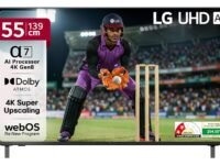 LG 139 cm (55 inches) UA82 AI Series 4K Ultra HD (3840 x 2160) Smart webOS LED TV 55UA82006LA