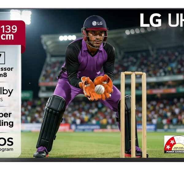 LG 139 cm (55 inches) UA82 AI Series 4K Ultra HD (3840 x 2160) Smart webOS LED TV 55UA82006LA