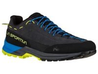 La Sportiva Mens TX Guide Leather Hiking Shoe, Carbon/Lime Punch, 10.5-11