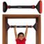 Lifelong Pull Up Bar for Home -Adjustable Rod 74cm to 97cm width, wall mounted without screws -Door Pull up bar to Increase Height -Exercise equipment for Home Gym - Chin up Bar weight capacity 200Kgs