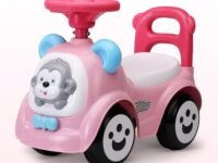 LuvLap Sunny Ride on & Car for Kids with Music & Horn Steering, Safety Guard, Under Seat Storage & Big Wheels, Ride on for Kids 1 to 3 Years Upto 25 Kgs (Pink)