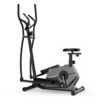 MAXPRO MP6066 2-in-1 Elliptical Cross Trainer & Exercise Bike for Home Gym | 8kg Flywheel | 8-Level Resistance | LCD Display | Adjustable Seat | Hand Pulse Sensor